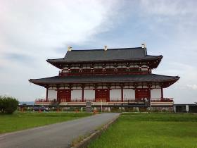 平城京跡会場の外側からの写真です。